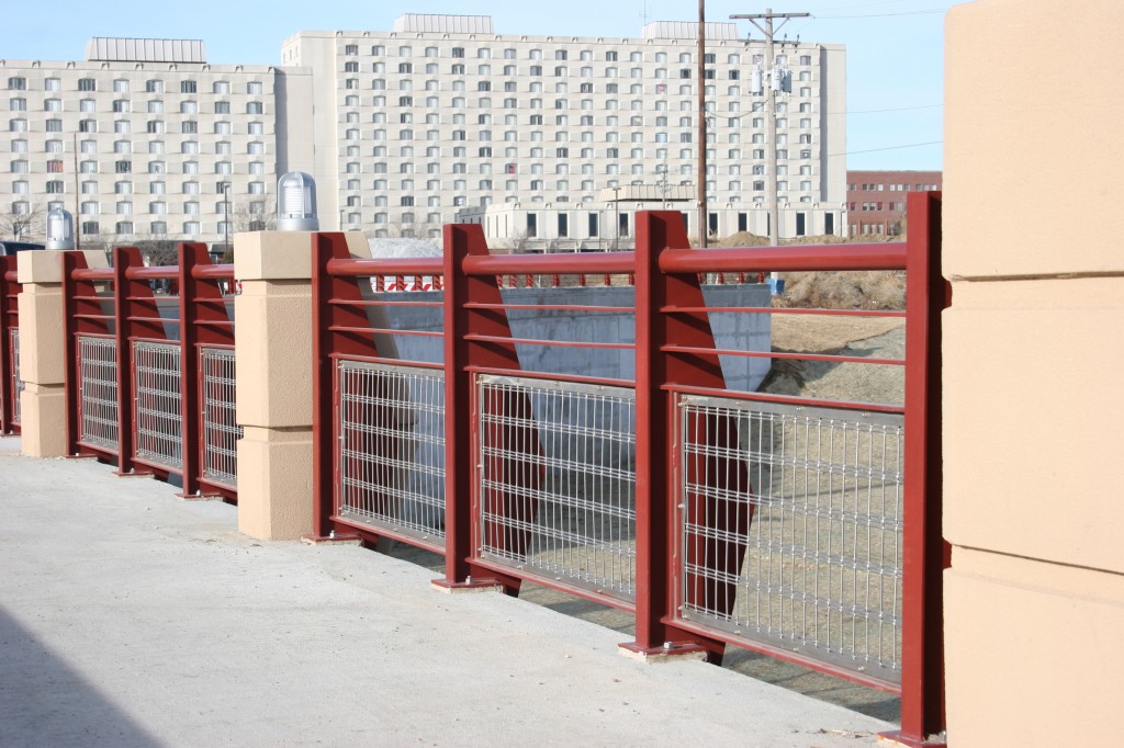 Kansas City Fence Company - Custom Railing, 2223 Stainless in-fill Railing