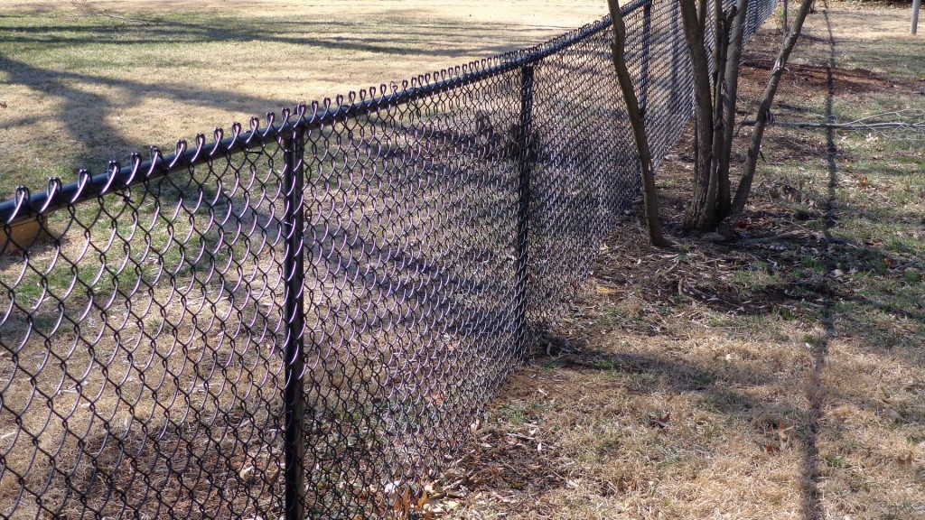 Kansas City Fence Company - Chain Link Fencing, 4' Black Vinyl Chain Link - AFC-KC