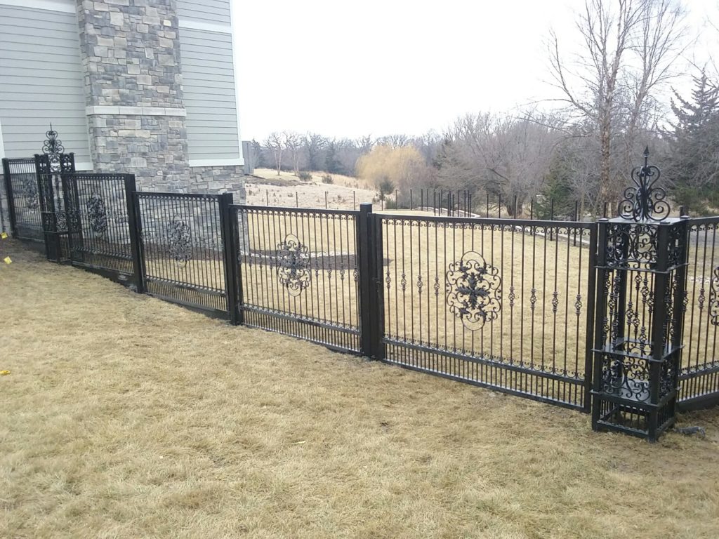 Check out this AMAZING Custom Wrought Iron Fence!! - AmeriFence ...